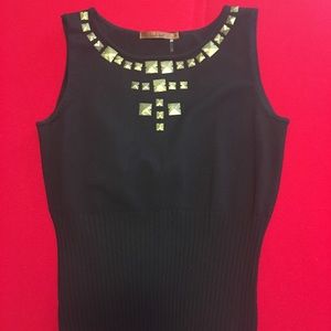 sleeveless sweater blouse